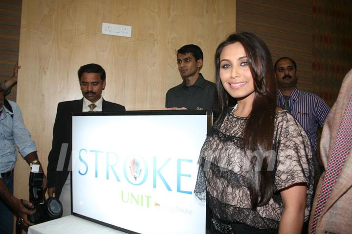 Rani Mukherjee pledges support to Indian Stroke association at Kokilaben Ambani hospital