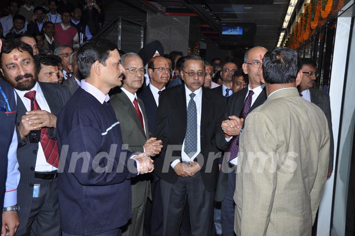 Delhi Metro Inauguration picture of Sreedharan and Lalit Jalan. .