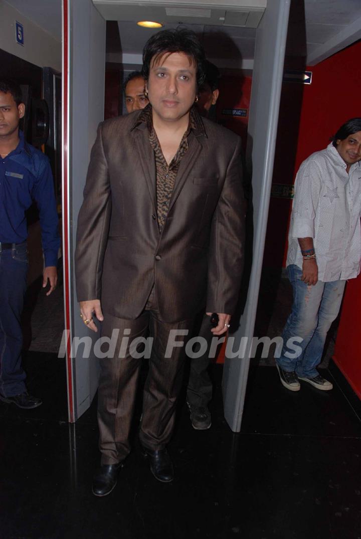 Govinda at Naughty @ Forty first look launch, PVR, Juhu, Mumbai. .