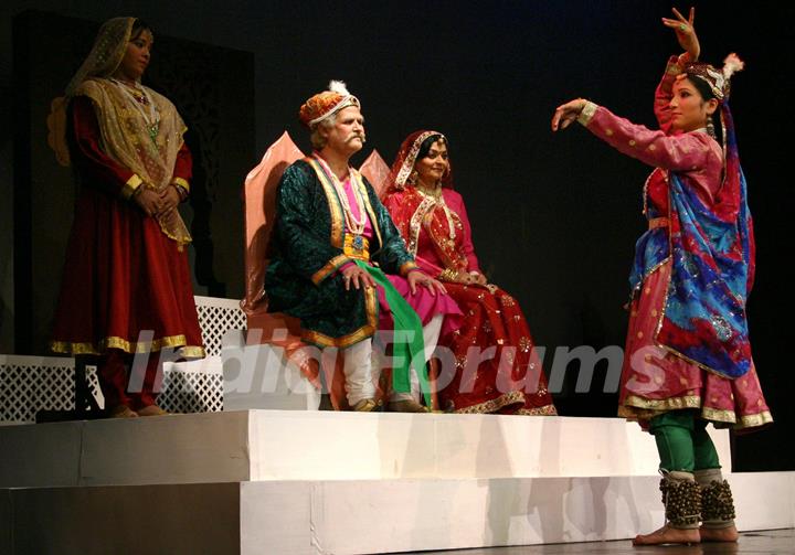 Vice Chancellor, Jamia Millia Islamia, Najeeb Jung (Akbar)during the  play ''Anarkali,Akbar,Saleem