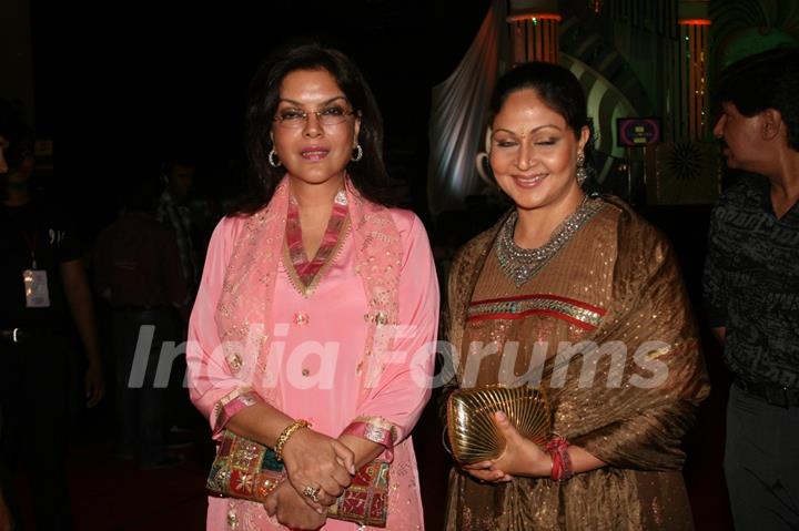 Zeenat Aman and Rati Agnihotri as a judge at Grand Finale of Indian Princess 2011-12