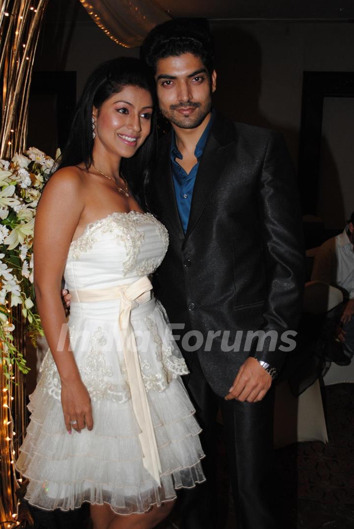 Debina and Gurmeet Choudhary at Rahul and Dimpy Mahajan's 1st wedding anniversary party