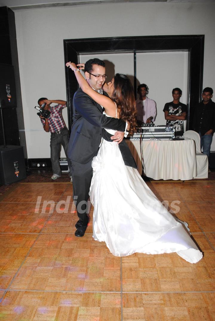 Rahul and Dimpy Mahajan's 1st wedding anniversary party