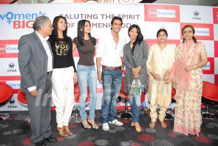 Arjun Rampal, Neetu and Sherlyn at CPAA women's day celeberations at IMAX Wadala