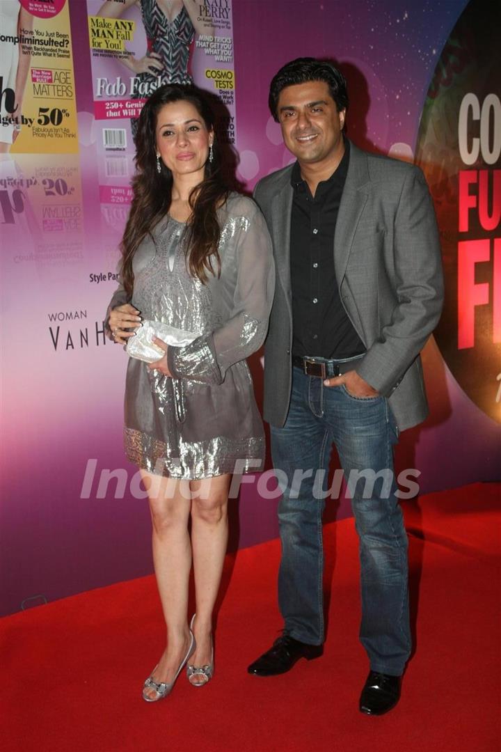 Sameer Soni walked the red carpet at Cosmopolitan Awards