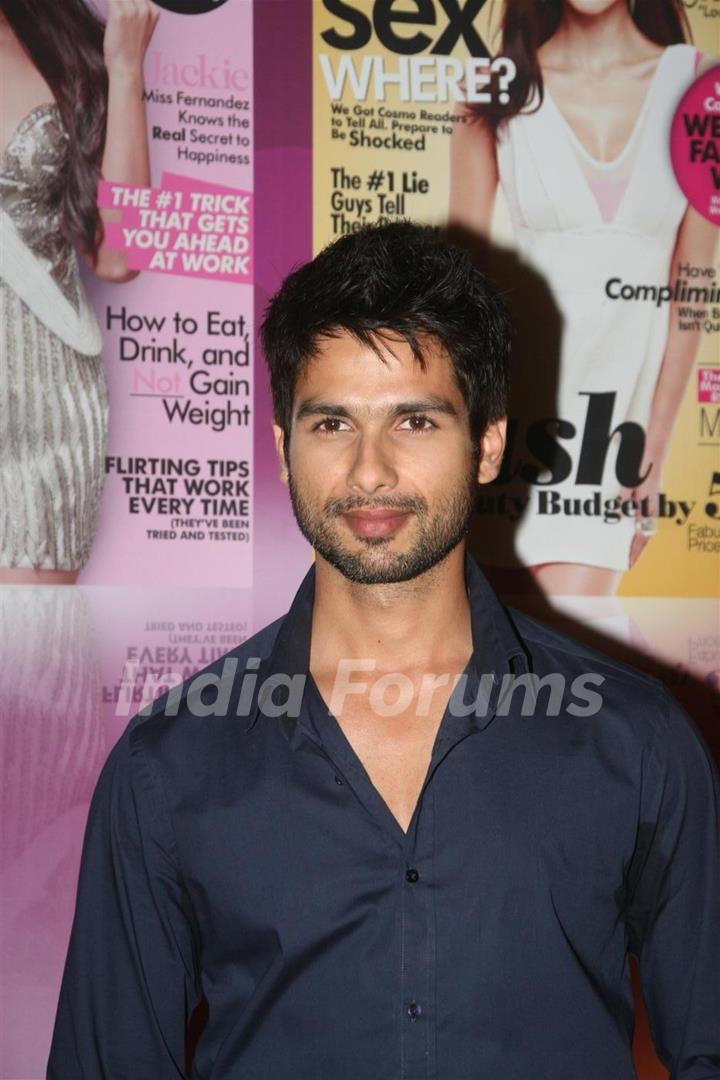 Shahid Kapoor walked the red carpet at Cosmopolitan Awards