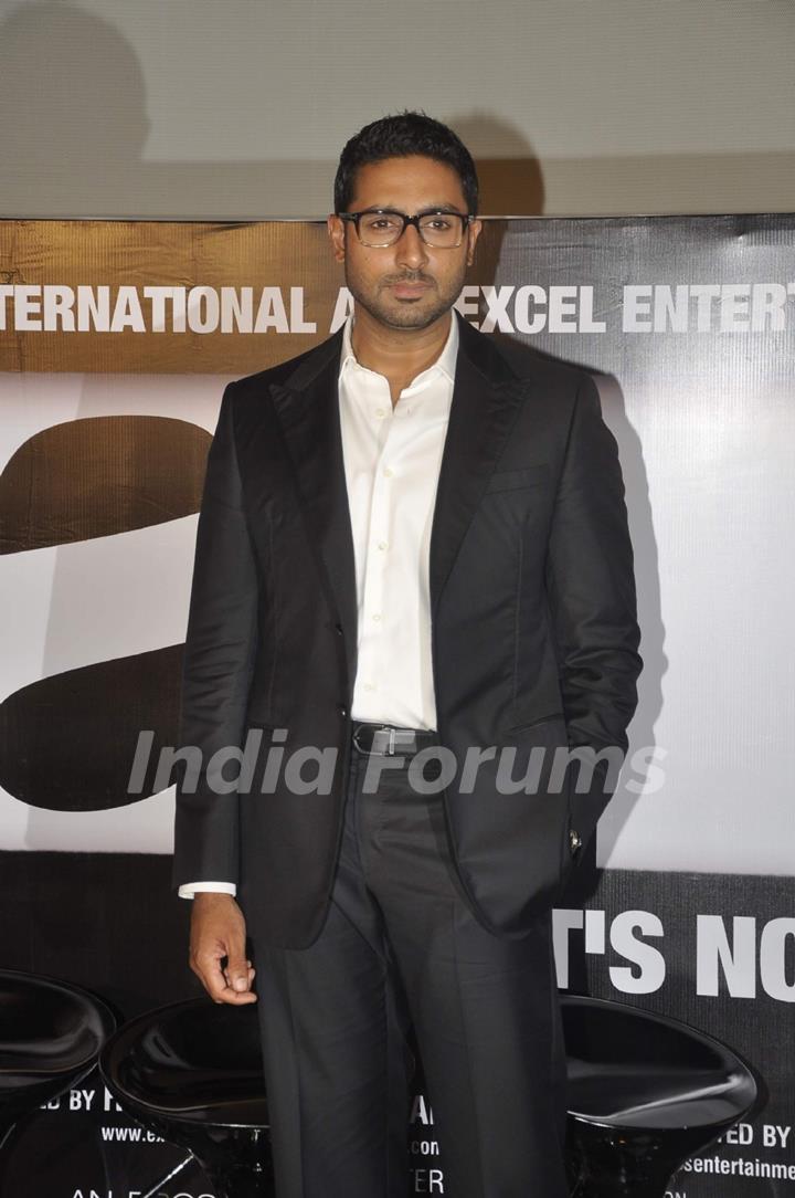 Abhishek Bachchan at Game film Press Conference at Cinemax Versova, Mumbai