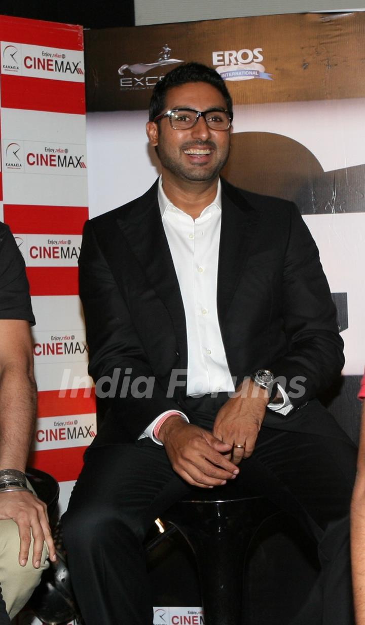 Abhishek Bachchan at Game film Press Conference at Cinemax Versova, Mumbai