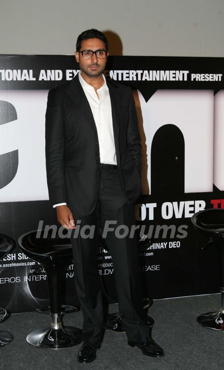 Abhishek Bachchan at Game film Press Conference at Cinemax Versova, Mumbai