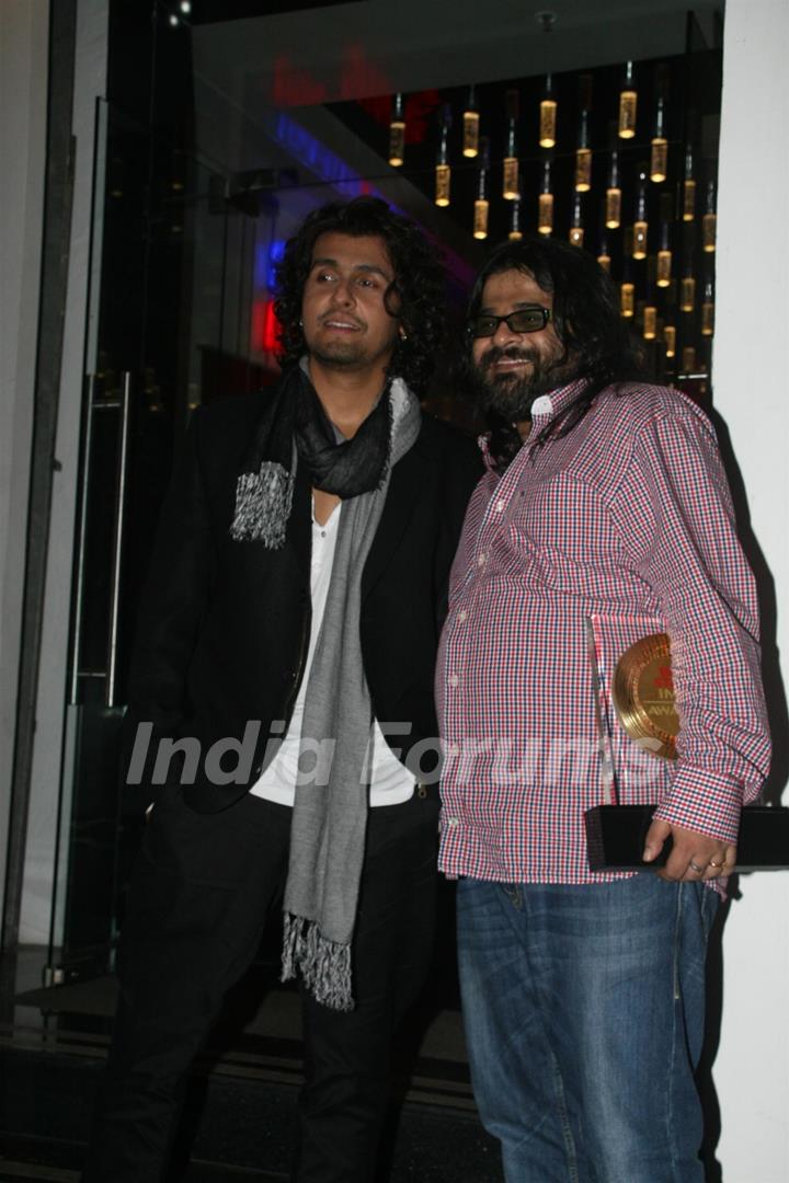 Sonu Nigam and Pritam at BIG STAR IMA Awards