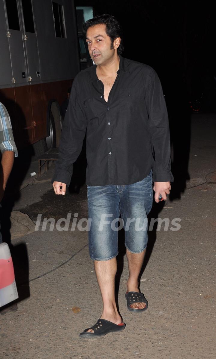 Bobby Deol at Promotional event of film 'Thank You' at Madh Island