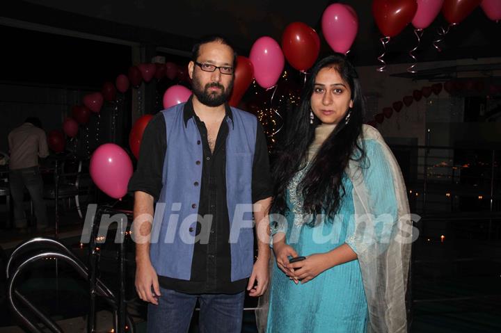 Producers Rajita Sharma and Viveck Budakoti at 100 Episode Success Party of Preet Se Bandhi Yeh Dori