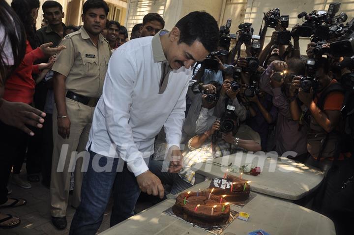 Aamir Khan birthday celebrations. .