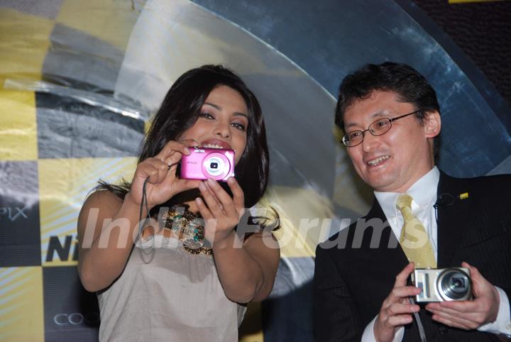 Priyanka Chopra launches new Nikon Coolpix cameras. .