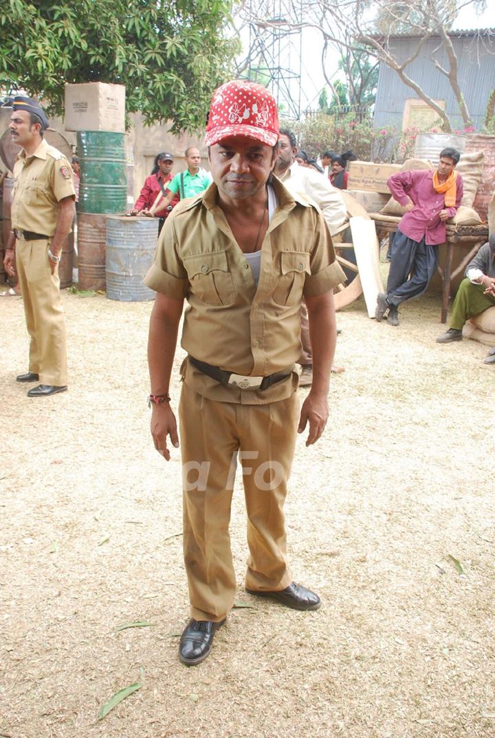 Rajpal Yadav on location of film &quot;Bin Bulaye Baarati&quot;