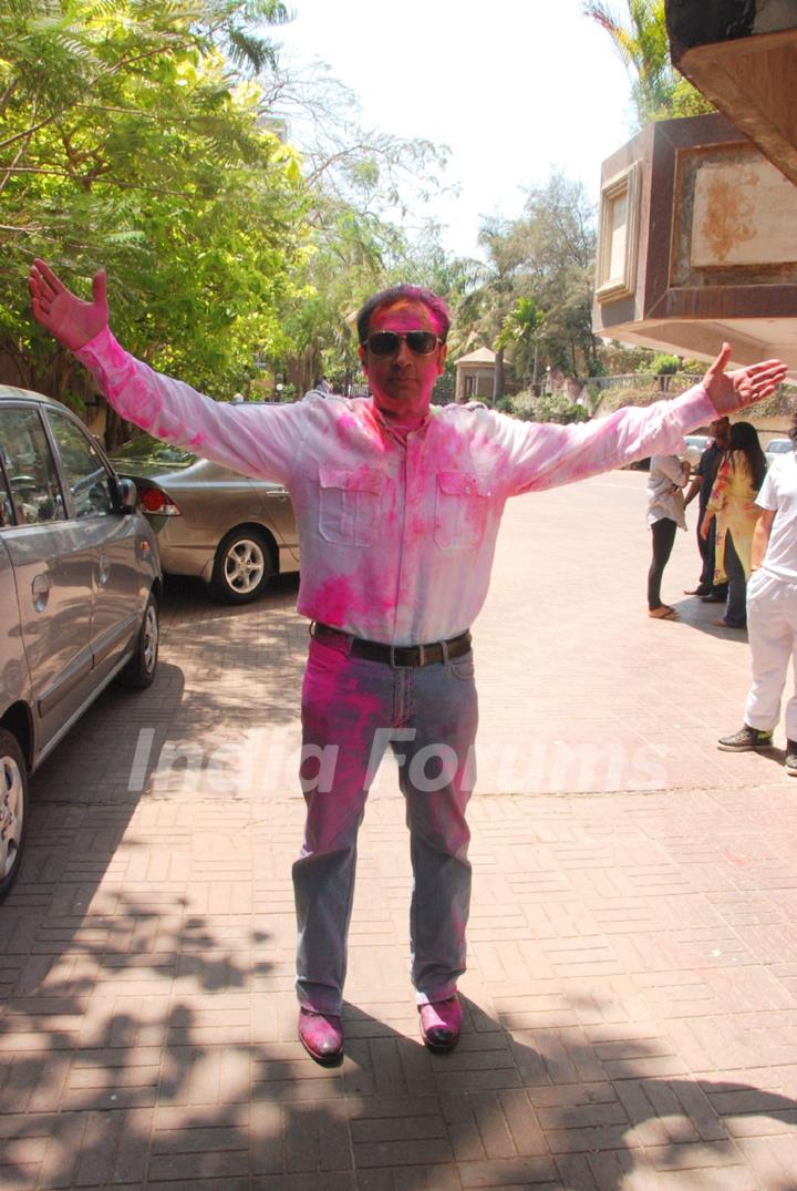 Gulshan Grover at Ekta Kapoor, Sanjay Gupta and Kiran Bawa's Holi Party at Versova