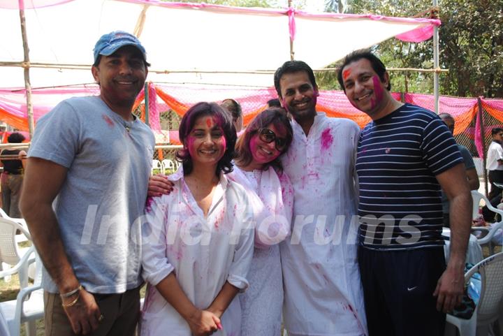 Divya Dutta at Ekta Kapoor, Sanjay Gupta and Kiran Bawa's Holi Party at Versova