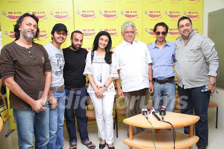 Cast and crew at Radio Mirchi premiere the music of movie 'Teen Thay Bhai'