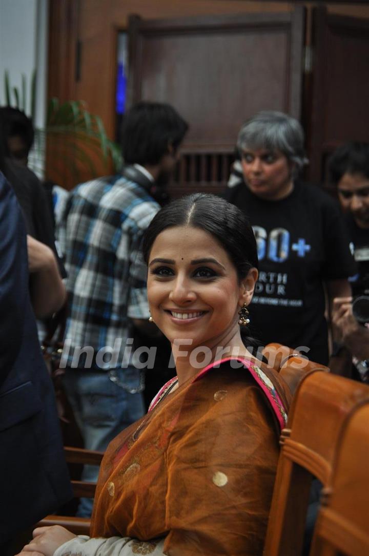 Vidya Balan as new cause brand ambassador for Earth Hour 2011