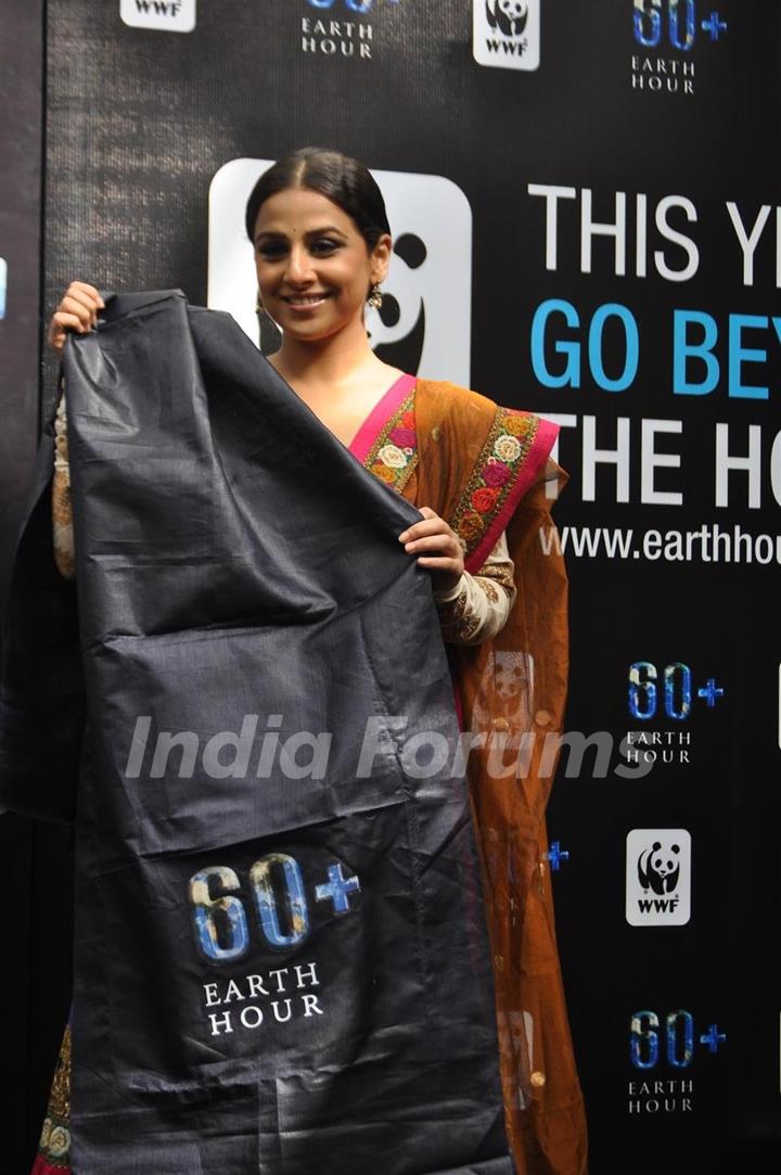 Vidya Balan as new cause brand ambassador for Earth Hour 2011