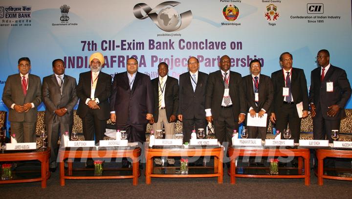 Speakers at the panel discussion ''Financial Linkages between India & Africa:Framework for Participative Growth