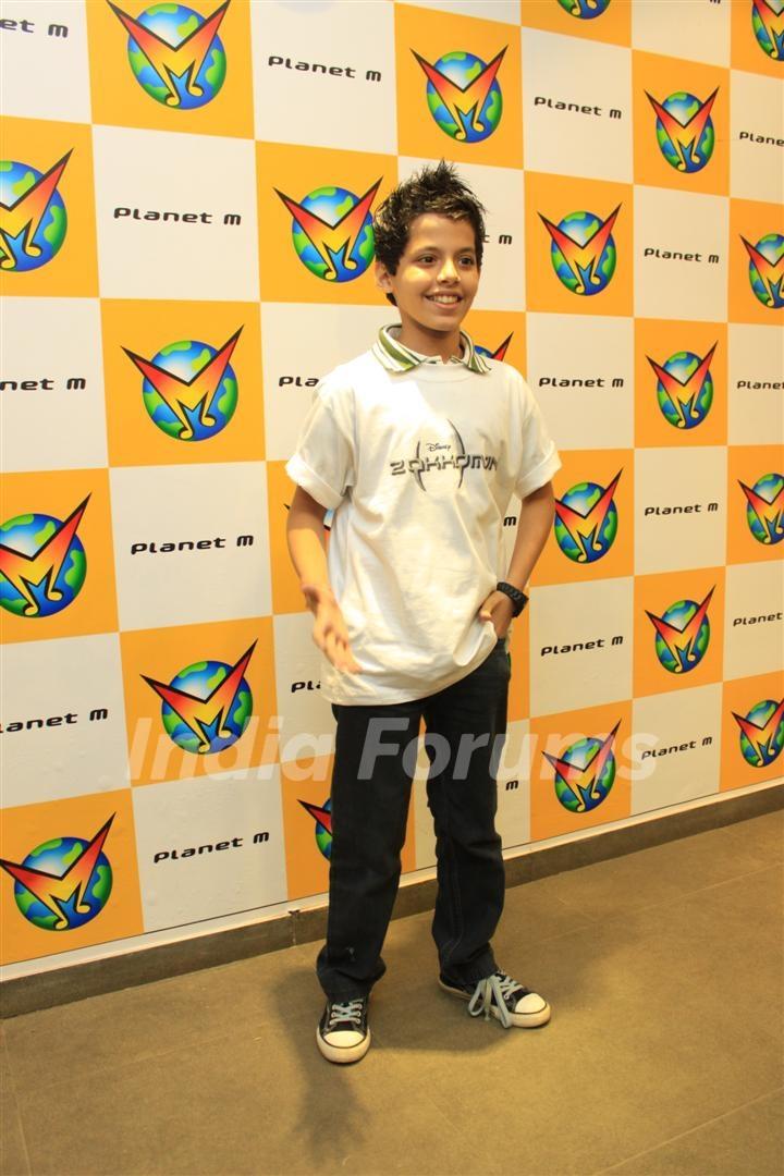 Darsheel Safary at Music launch of movie 'zokkomon' at Planet M, Churchgate, Mumbai