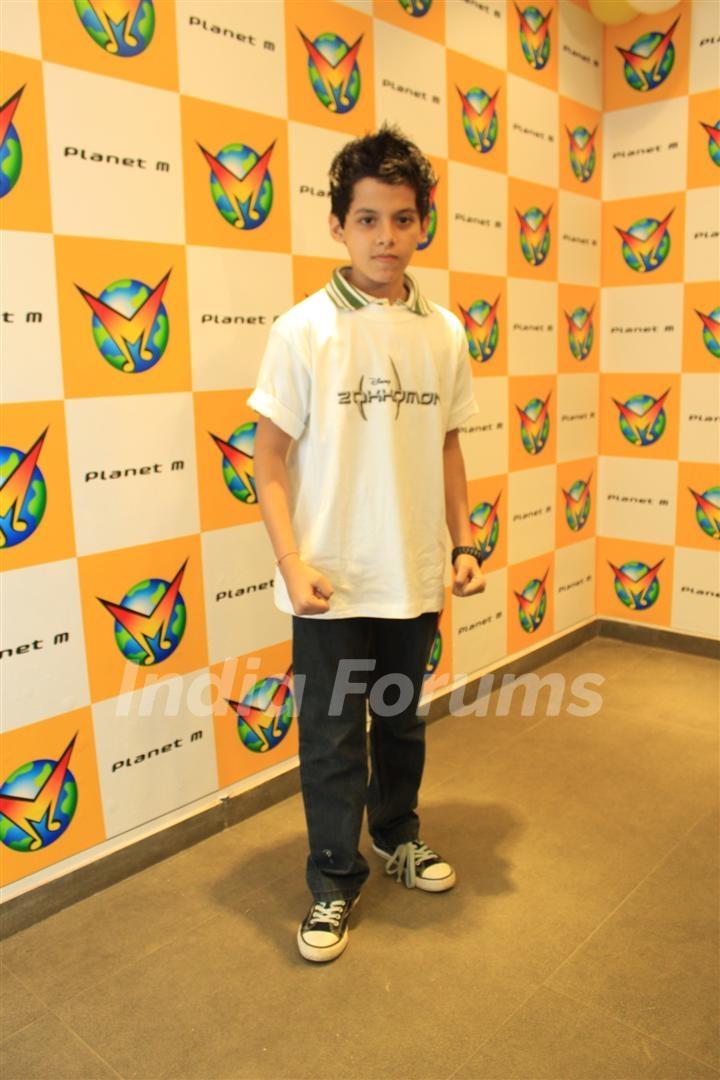 Darsheel Safary at Music launch of movie 'Zokkomon' at Planet M, Churchgate, Mumbai