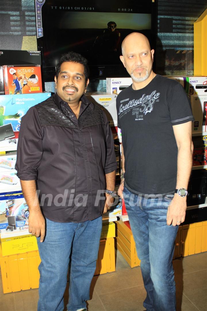 Shankar Mahadevan and Loy at Music launch of movie 'zokkomon' at Planet M, Churchgate, Mumbai