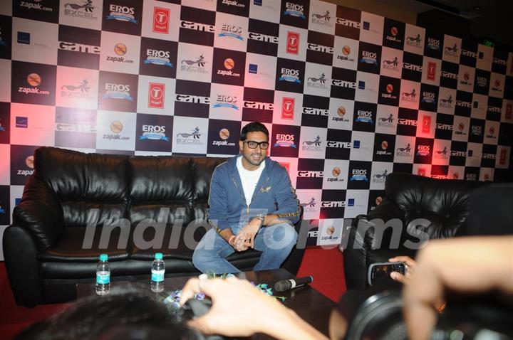 Abhishek Bachchan at Zapak.com Game film event at Novotel