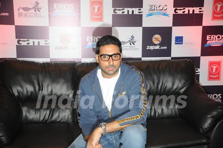 Abhishek Bachchan at Zapak.com Game film event at Novotel