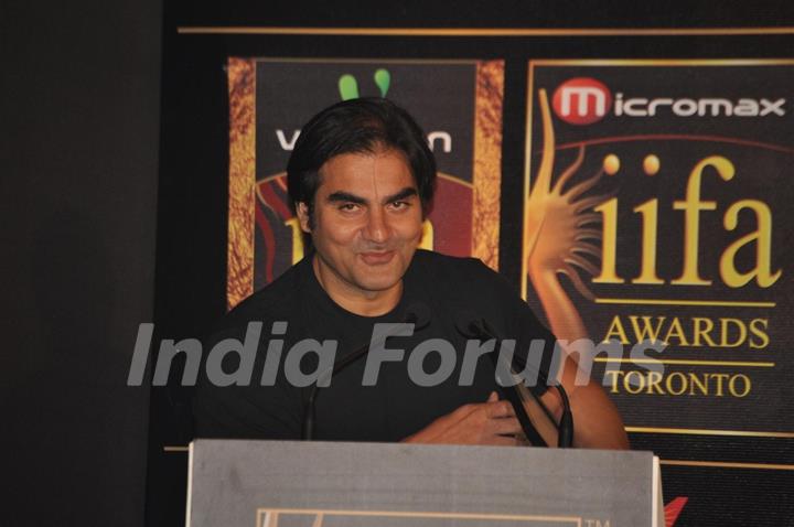 Arbaaz Khan at IIFA Awards nomination in Toronto, Ontario, Canada