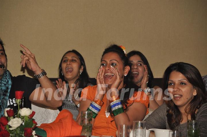 Ashita Dhawan at Odyssey corp. Ltd. celebrates grand celebration of World cup 2011 at Novotal hotel