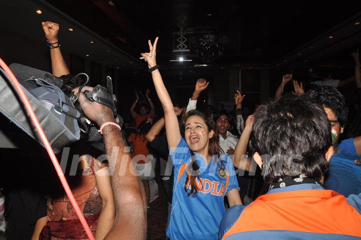 Yuvika Choudhary at Odyssey corp. Ltd. celebrates grand celebration of World cup 2011 at Novotal