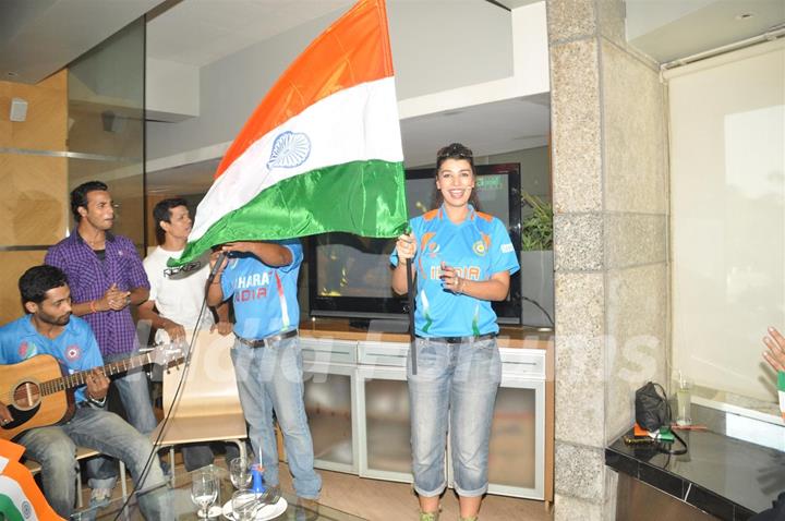 Mink Brar celebrate World Cup Final 2011 at Peninsula hotel