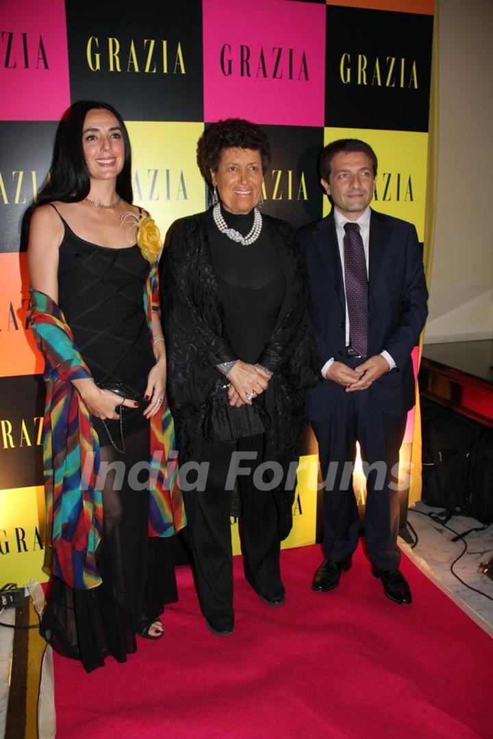 Celeb at Grazia Magazine 3rd Anniversary in style