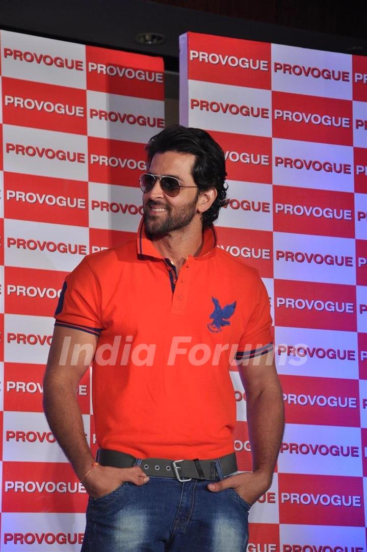 Hrithik Roshan Provogue’s brand ambassadors unveiled its new Spring Summer Catalouge