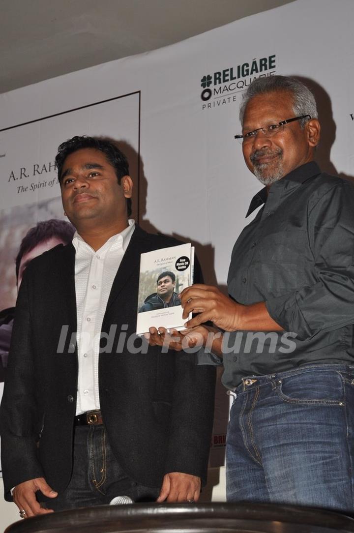 Mani Ratnam unveils AR Rahman's The Spirit of Music at Novotel, Juhu, Mumbai