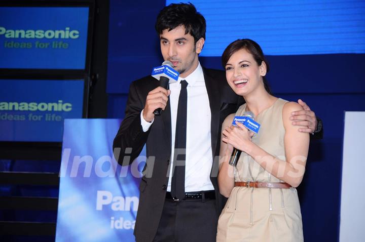 PC to announce Ranbir Kapoor and Dia Mirza as Panasonic's Brand Ambassador at Grand Hyatt