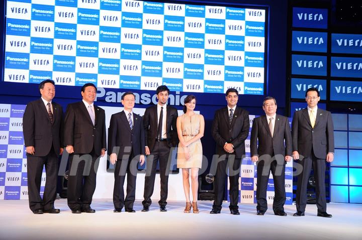 PC to announce Ranbir Kapoor and Dia Mirza as Panasonic's Brand Ambassador at Grand Hyatt