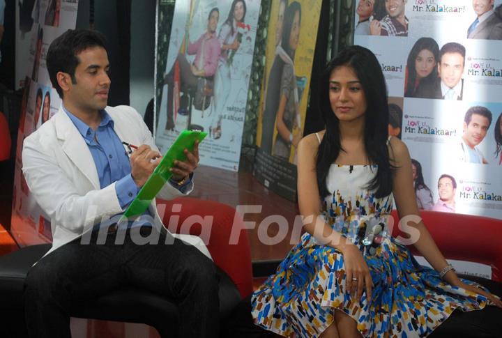 Tusshar Kapoor & Amrita Rao at Love U... Mr. Kalakaar! music Launch at Cinemax, Mumbai