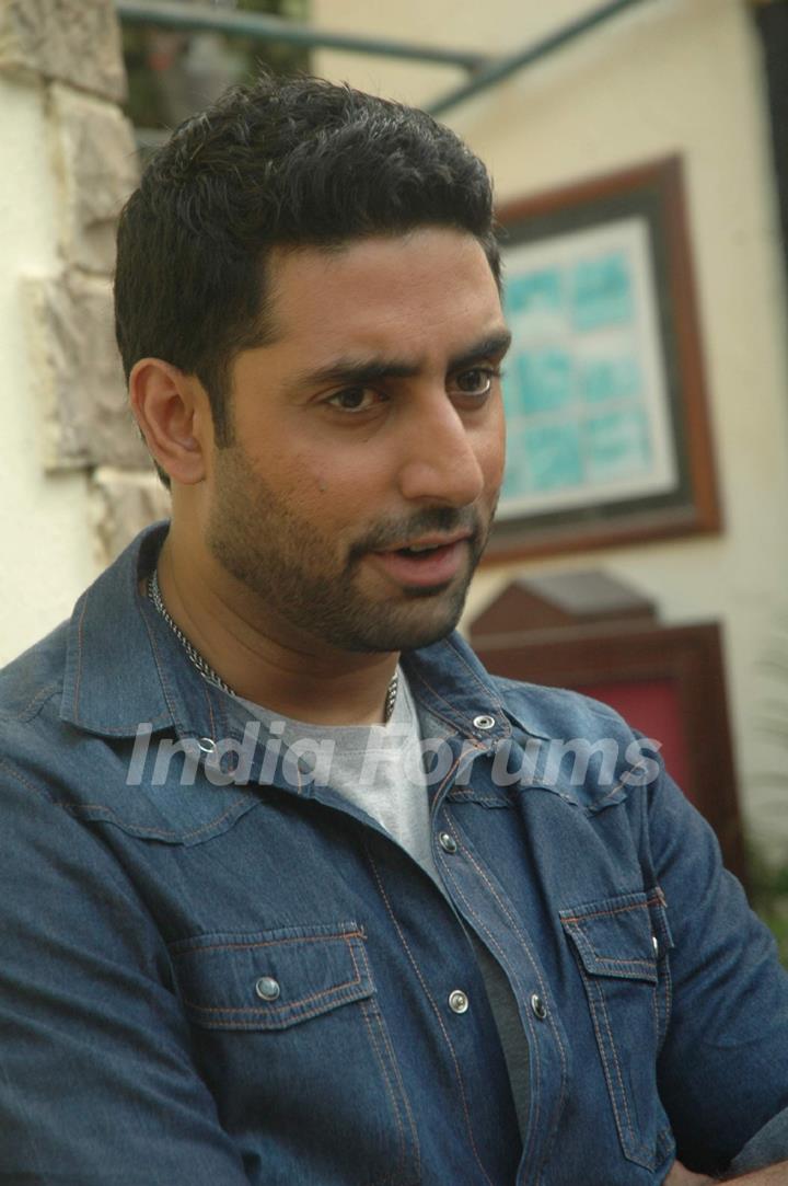 Abhishek Bachchan promotes GAME with Rana Duggabatti Dum Maro Dum on the sets of Maryada Juhu