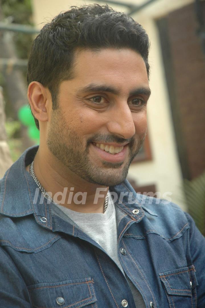 Abhishek Bachchan promotes GAME with Rana Duggabatti Dum Maro Dum on the sets of Maryada Juhu