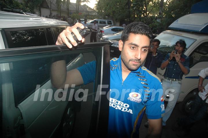 Abhishek Bachchan promotes GAME with Rana Duggabatti Dum Maro Dum on the sets of Maryada Juhu