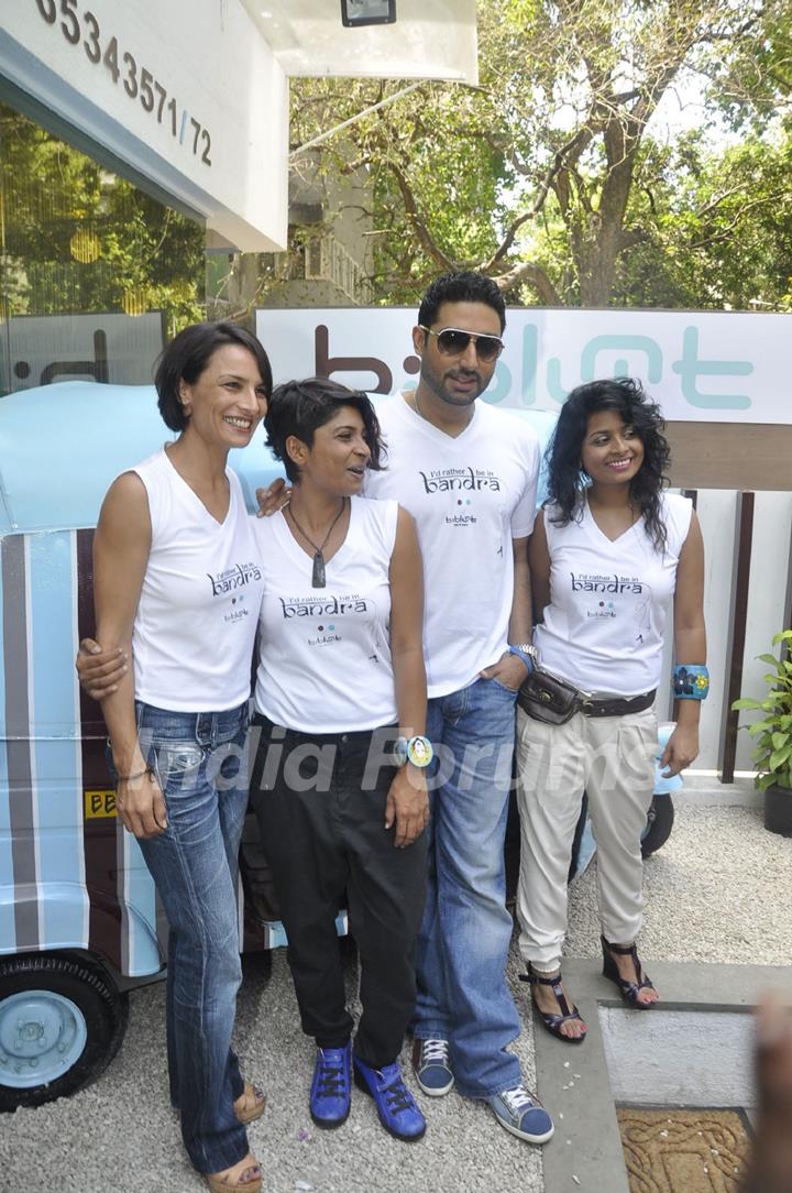 Abhishek Bachchan Inaugurate B'Blunt Salon in Bandra at Bandra, Mumbai