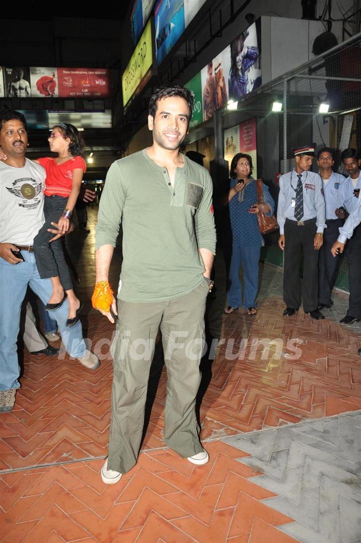 Tusshar Kapoor at 'Shor In The City' movie promotional event at Inorbit Mall