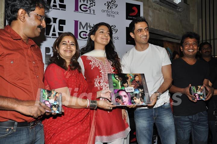 Juhi Chawla and Sanjay Suri at music launch of film 'I Am'