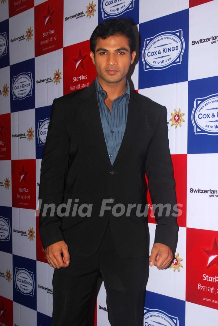 Mohammad Nazim as Ahem of Saathiya family of Star Plus snapped before leaving for Switzerland