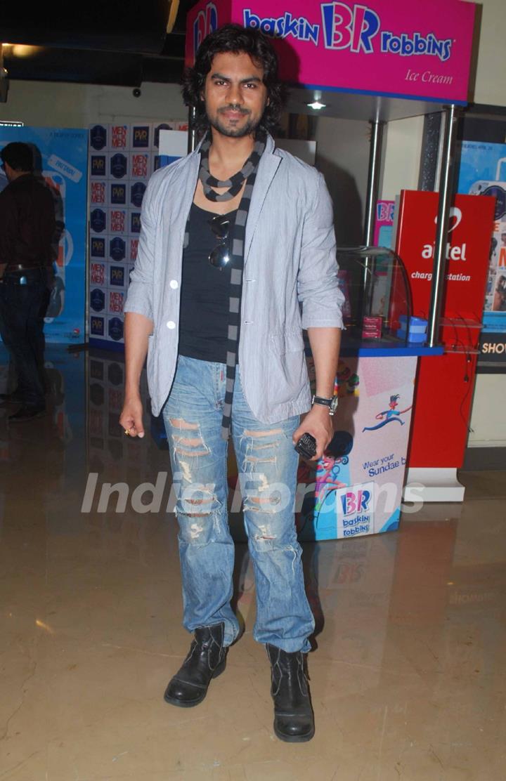 Gaurav Chopra at press conference of movie 'Men will be Men' at PVR Juhu