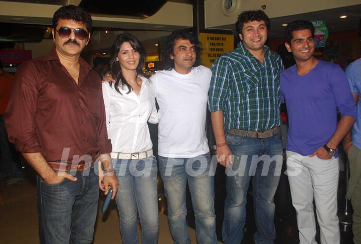 Cast and crew at press conference of movie 'Men will be Men' at PVR Juhu