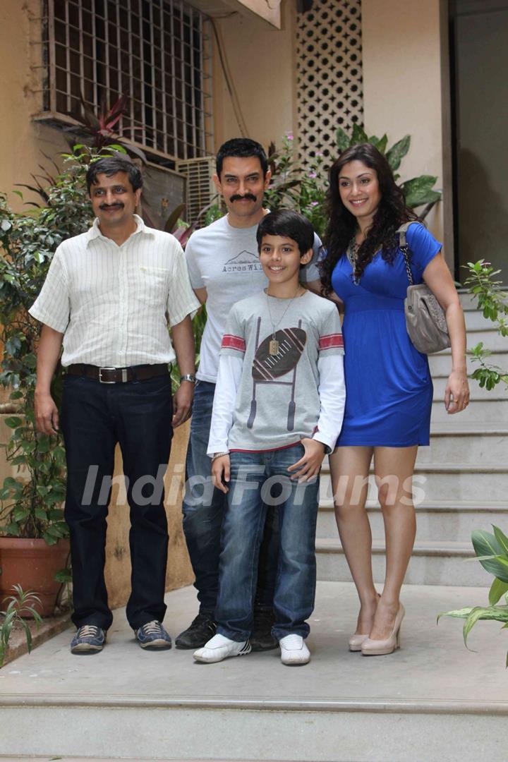 Aamir Khan's press conference for Darsheel Safari's film Zokomon